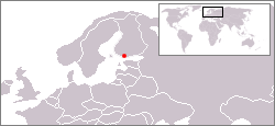 موقع هلنسكي في شمال أوربا