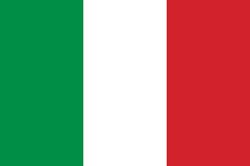 The flag of Italy (1797) was modeled after the flag of France. It was originally the flag of the Cisalpine Republic, and the green came from the uniforms of the army of Milan.