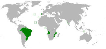 المملكة المتحدة للبرتغال والبرازيل والغرب، مع مستعمراتها