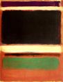 مارك روثكو، الأرجواني، الأسود، الأخضر على البرتقالي، 1949, Color Field - التعبيرية التجريدية