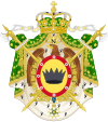 Coat of arms of the Kingdom of Italy (1805-1814), round shield version.svg
