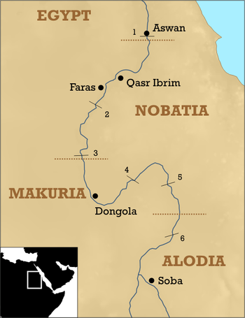 Nobatia and the other Christian Nubian kingdoms.