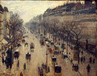 The Boulevard Montmartre on a Winter Morning, 1897, Metropolitan Museum of Art