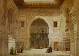 جامع الغوري ، مصر ( من لوحات روبرتس )