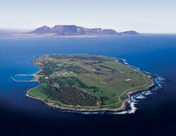 Robben Island viewed from above