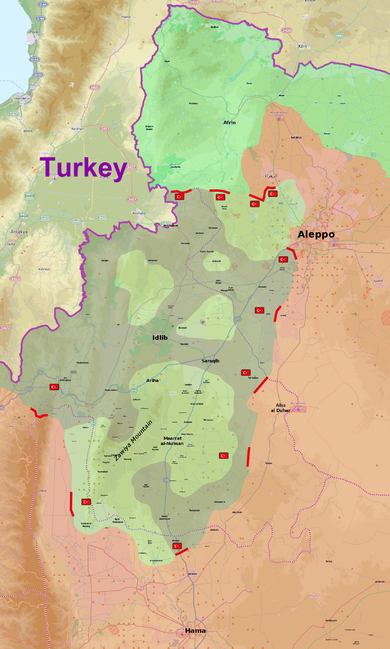 Turkish Observation Points in Idlib.png