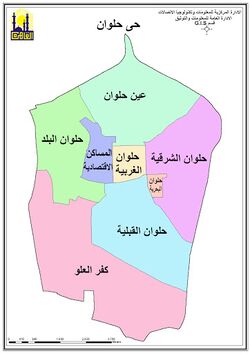 خريطة شياخات حي الخليفة