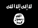 Black standard variant used by several entities, including various Al-Qaeda affiliates and the Islamic State