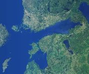 Satellite image of Estonia