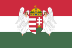 Flag of the Kingdom of Hungary used by Hungarian monarchists