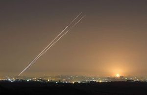 الهجمات الصاروخية على تل أبيب، 14 مارس 2019.jpg
