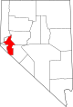 State map highlighting Lyon County
