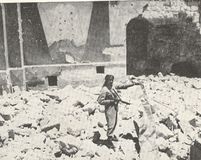 Arab Legion soldier in ruins of Hurva.jpg