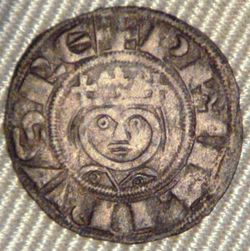 Philip II, denier، لاون، 1180-1201