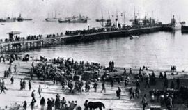 قوات الحلفاء وقت هبوطها لاحتلال اسطنبول، 16 مارس 1920.