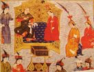 Genghis' son Tolui with Queen Sorgaqtani