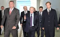 Дмитрий Рогозин, Владимир Путин, Олег Сиенко, Денис Мантуров, 2012 год