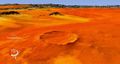 Roter Kamm crater, in the Namib Desert (Landsat image)