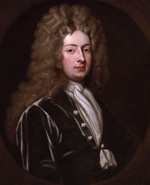 وليام كونگريڤ في 1709، بريشة گودفري نلر.