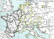 メルセン条約の地図
