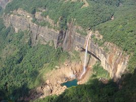Nohkalikai Falls, Cherrapunji