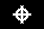 Celtic Cross flag used by American white nationalists