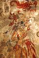 لوحة جدارية ماوية من گواتيمالا، الفترة ما قبل الكلاسيكية، (1–250 م)