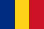 Flag of Romania used in Moldova by supporters of reunification with Romania