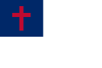 Christian flag, associated with the Christian right
