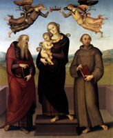 The Virgin and Child with Saints Jerome and Francis (1507ح. 1507)
