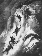 The fatal accident on the first ascent of the Matterhorn in 1865