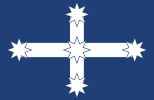 Eureka Flag, originally used during Eureka Rebellion and associated with Australian socialist and nationalist movements