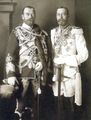 Tsar with his first cousin, King George V. (Berlin, 1913)