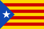 The Estelada, a symbol of Catalan nationalism