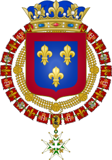Coat of Arms of Philippe duc d'Anjou.svg