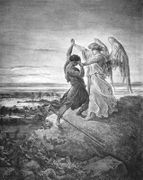 Jacob Wrestling with the Angel - 1855