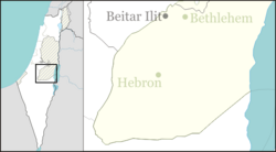 كريات أربع is located in the Southern West Bank