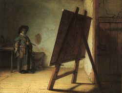 فنان في الاستوديو، 1629