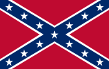 The Confederate Rebel Flag, a symbol of Southern nationalism in the United States