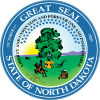 الختم الرسمي لـ North Dakota
