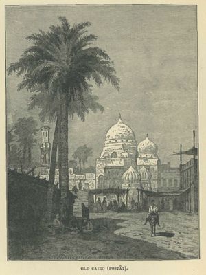 A drawing of Fustat, from Rappoport's History of Egypt