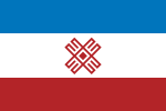 Flag of Mari nationalism used by Mari Usham