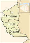 Illizi Province Districts.svg