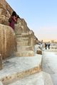 Giza, grande piramide di cheope, 03 scalini.JPG
