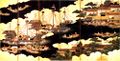 سفن نانبان تصل للتجارة في اليابان، القرن 16، ياباني