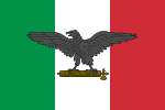 War flag of the Italian Social Republic, a symbol of Italian fascism