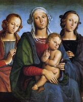 Virgin and Child between Saints Rosa and Catherine (1493ح. 1493)