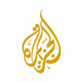 Animation showing the calligraphic composition of the Al Jazeera logo.