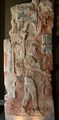 Painted relief من موقع ماوي في پالنك، يصور ابن K'inich Ahkal Mo' Naab' III (678–730s?، ح. 722–729).