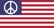 American peace flag
